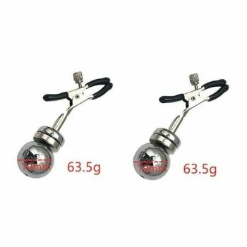House Of Dasein Big Metal Mag - Net Weight Nipple Clamps Bdsm Restraints Torture Play - S