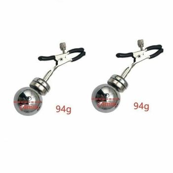 House Of Dasein Big Metal Mag - Net Weight Nipple Clamps Bdsm Restraints Torture Play - M