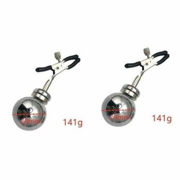 House Of Dasein Big Metal Mag - Net Weight Nipple Clamps Bdsm Restraints Torture Play - L