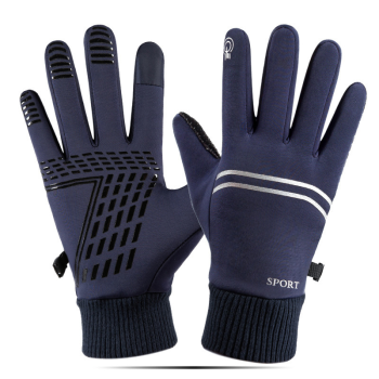 Hod Health & Home Waterproof Touch Screen Cycling Outdoor Sports Gloves - Blue