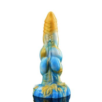 House Of Dasein Hero 295 Fantasy Beast Mythical Advanced Dildo Men Women - Light Blue-Yellow - 23Cm - Taurus