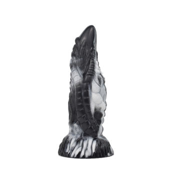 House Of Dasein Black Tortoise 2108 Fantasy Beast Mythical Advanced Dildo Men Women - Black-White - 19Cm - Aurora