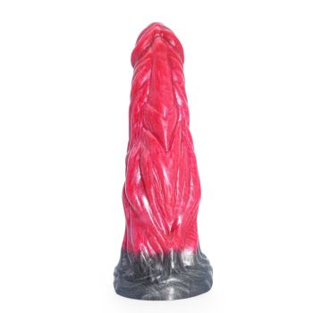 House Of Dasein Montenegro Old Demon Vera Penis 004 Fantasy Beast Mythical Advanced Dildo Men Women - Red-Black - 17.4Cm