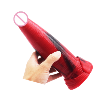 House Of Dasein Whale 211 Fantasy Beast Mythical Advanced Dildo Men Women - Red - 23.5Cm