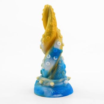 House Of Dasein Yellow Dragon 266 Fantasy Beast Mythical Advanced Dildo Men Women - Light Blue-Yellow - 19.0Cm - Taurus