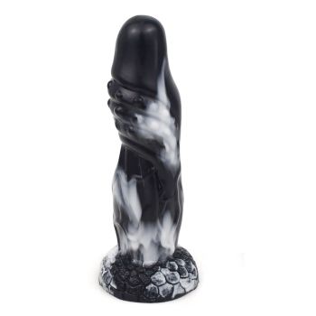 House Of Dasein Ancient Divine Gu Carving 2100 Fantasy Beast Mythical Advanced Dildo Men Women - Black-White - 19Cm - Aurora