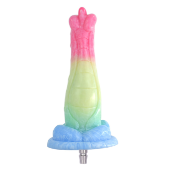 House Of Dasein Colourful Rainbow Big Dildo Vac U Lock Attachments For Automatic Sex Machine - Rainbow - N5032