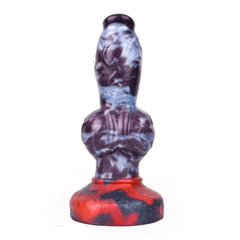 House Of Dasein Silicone Animal Penis Fantasy Dog Large Knot Dildo With Sucker Anal Plug - Style 5067