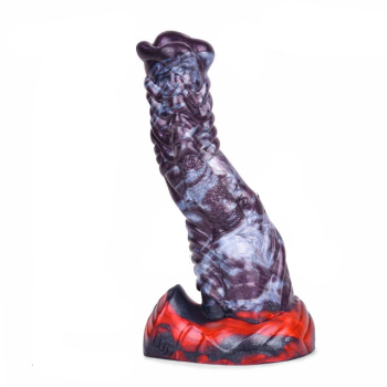 House Of Dasein Silicone Animal Penis Fantasy Dog Large Knot Dildo With Sucker Anal Plug - Style 5042S