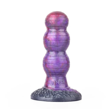 House Of Dasein Silicone Anal Beads With Sucker Small Dildo Bumpy Stimulate Butt Plug Sex Toys - Style 3