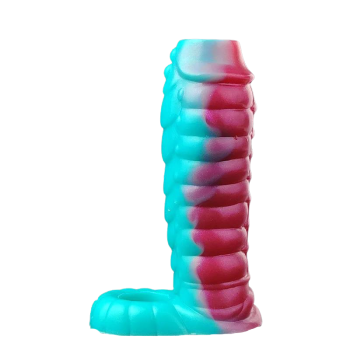 House Of Dasein Luminous Sheath Fantasy Ribbed Dragon Penis Sleeve Sex Toys Stretch Enlarge Cock - Green
