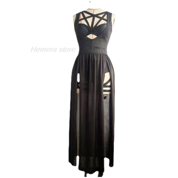 House Of Dasein Anime Yor Forger Cosplay Lingerie Nightdress Sleeveless Bandage Vest Dress Mesh Pajamas - M - Style 3