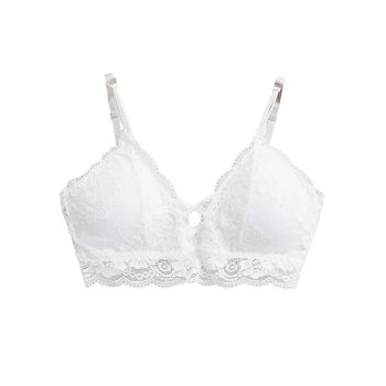 House Of Dasein Sexy Lace Backless Mini Camisole - White