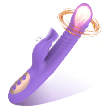 House Of Dasein Automatic Telescopic Rotating Dildo Vibrator Clitoral Sucking G Spot Heating Vibrating Masturbator For Woman