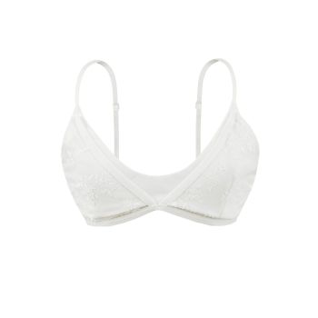 House Of Dasein Lace Back Thin Design For Women - White - M