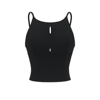 House Of Dasein Hollow Vest Lingerie For Women - Black - M