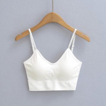 House Of Dasein Integrated Bra With Breast Pad For Women - White