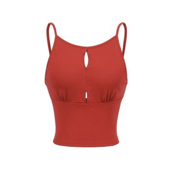 House Of Dasein Hollow Vest Lingerie For Women - Red - S
