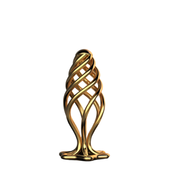 House Of Dasein Metal Hollow Small Whirlwind Anal Plug Male And Couple Female Dilation Adult Flirt Dildo Adule Gay Sex Toys - M