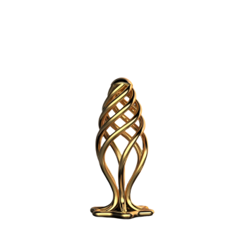 House Of Dasein Metal Hollow Small Whirlwind Anal Plug Male And Couple Female Dilation Adult Flirt Dildo Adule Gay Sex Toys - S