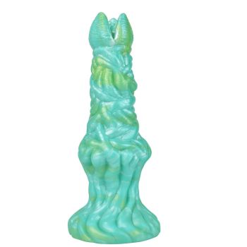 House Of Dasein Pandora Bloom Novelty Textured Silicone Dildo For Women Material: - Teal