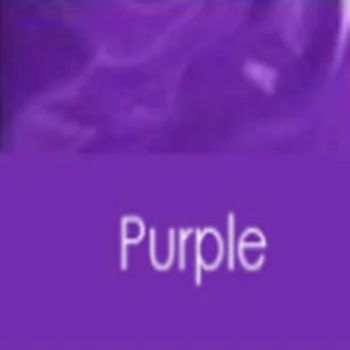 House Of Dasein Latex Hood Mask Holiday Rubber Full Face Open Eyes Double Holed Ponytail - Purple - M