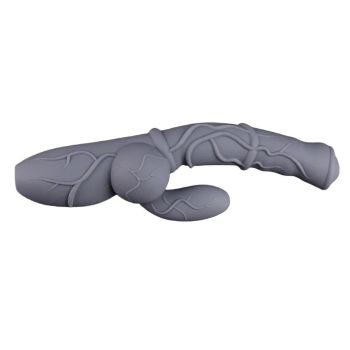 House Of Dasein Faak Silicone Ribbed Realistic Dildo Vibrator Prostate Massage Sex Toys - Grey