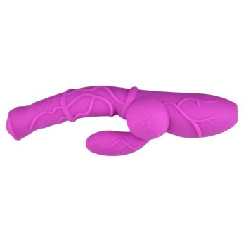 House Of Dasein Faak Silicone Ribbed Realistic Dildo Vibrator Prostate Massage Sex Toys - Purple
