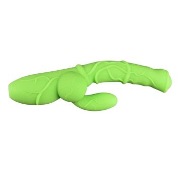 House Of Dasein Faak Silicone Ribbed Realistic Dildo Vibrator Prostate Massage Sex Toys - Green