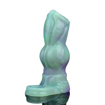 House Of Dasein Fantasy Luminous Horse Dildo Sheath Silicone Dog Knot Penis Sleeve - 2217L