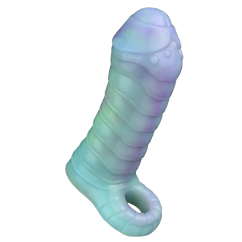 House Of Dasein Fantasy Luminous Horse Dildo Sheath Silicone Dog Knot Penis Sleeve - 2218