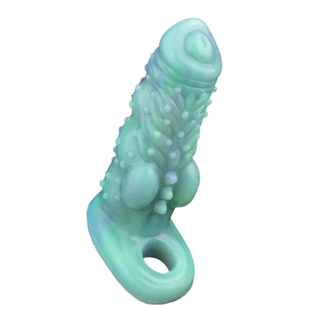 House Of Dasein Fantasy Luminous Horse Dildo Sheath Silicone Dog Knot Penis Sleeve - 2220