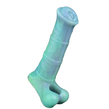 House Of Dasein Fantasy Luminous Horse Dildo Sheath Silicone Dog Knot Penis Sleeve - 2209L