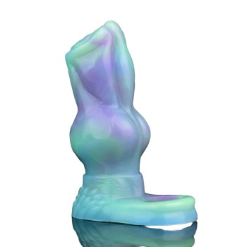 House Of Dasein Fantasy Luminous Horse Dildo Sheath Silicone Dog Knot Penis Sleeve - 2217S