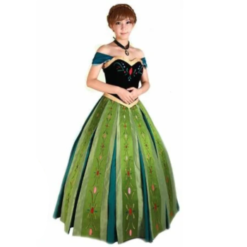 House Of Dasein Athemis Movie Ice Anna Cosplay Dress Princess Coronation Costume Custom Size - Clothing And Wig - S