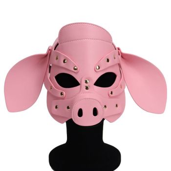House Of Dasein Pig Head Mask Party Role Play Sexy Toy Supplies Bdsm Fetish Adult Costume - Pink