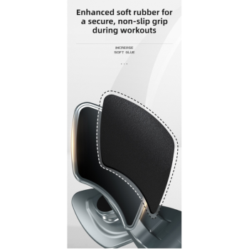 2 In 1 Black Kegel Trainer For Glute Lifting & Leg Toning Adjustable Resistance & 360A Rotating Baffles For Postpartum Recovery & Pelvic Health - Silver