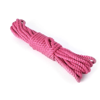 House Of Dasein 8M Handmade Bamboo Silk Rope Bdsm Bondage Binding Role-Playing Sex Toy - Rose