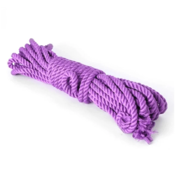 House Of Dasein 8M Handmade Bamboo Silk Rope Bdsm Bondage Binding Role-Playing Sex Toy - Purple