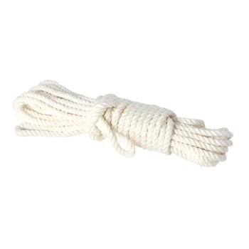 House Of Dasein 8M Handmade Bamboo Silk Rope Bdsm Bondage Binding Role-Playing Sex Toy - White
