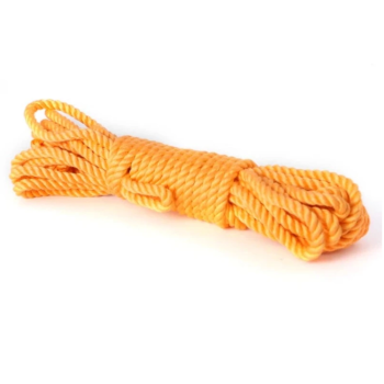 House Of Dasein 8M Handmade Bamboo Silk Rope Bdsm Bondage Binding Role-Playing Sex Toy - Apricot