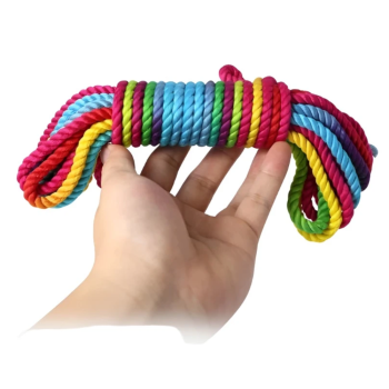 House Of Dasein 8M Handmade Bamboo Silk Rope Bdsm Bondage Binding Role-Playing Sex Toy - Rainbow
