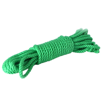 House Of Dasein 8M Handmade Bamboo Silk Rope Bdsm Bondage Binding Role-Playing Sex Toy - Green