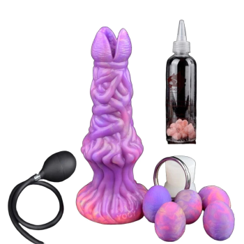 House Of Dasein Fantasy Pneumatic Luminous Ovipositor Anal Sex Toys Lay Eggs Dildos Butt Plug - Yfy2142-Qdor-Lube B
