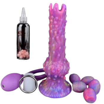 House Of Dasein Fantasy Pneumatic Luminous Ovipositor Anal Sex Toys Lay Eggs Dildos Butt Plug - Fy2148-Qdor-Lube P