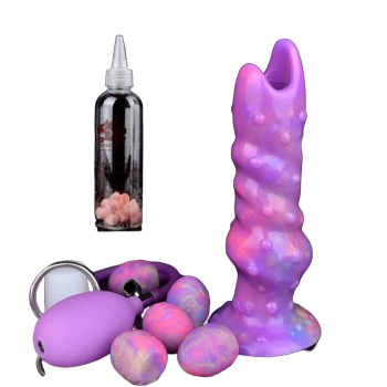House Of Dasein Fantasy Pneumatic Luminous Ovipositor Anal Sex Toys Lay Eggs Dildos Butt Plug - Fy2144-Qdor-Lube P