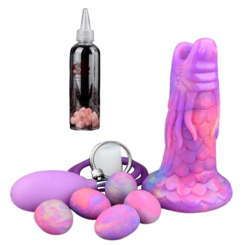 House Of Dasein Fantasy Pneumatic Luminous Ovipositor Anal Sex Toys Lay Eggs Dildos Butt Plug - Fy2145-Qdor-Lube P