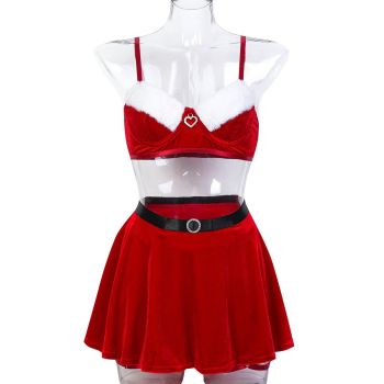 House Of Dasein Christmas Dress Up Holiday Four Piece Set - S