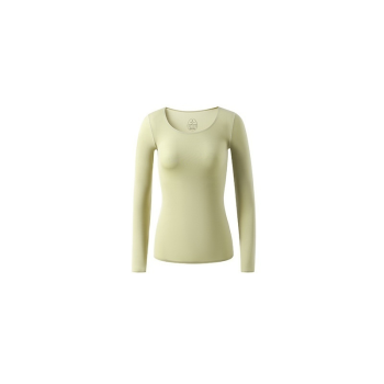 House Of Dasein 37 Degrees Constant Temperature Selfheating Thermal Underwear Winter Ultrathin - Light Green Top