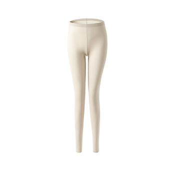 House Of Dasein 37 Degrees Constant Temperature Selfheating Thermal Underwear Winter Ultrathin - Beige Trousers